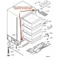 Right & left hinge kit for Electrolux refrigerator 2211201039-2211202037 (compatible part) Delivery from €5.90
