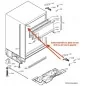 Right & left hinge kit for Electrolux refrigerator 2211201039-2211202037 (compatible part) Delivery from €5.90