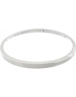 Frame + Handle or white porthole door handle for tumble dryer