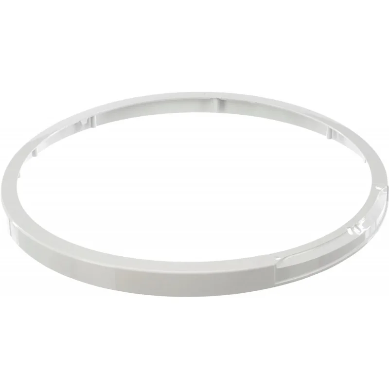 Frame + Handle or white porthole door handle for tumble dryer