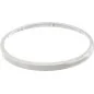 Frame + Handle or white porthole door handle for tumble dryer