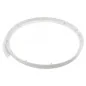 Frame + Handle or white porthole door handle for tumble dryer