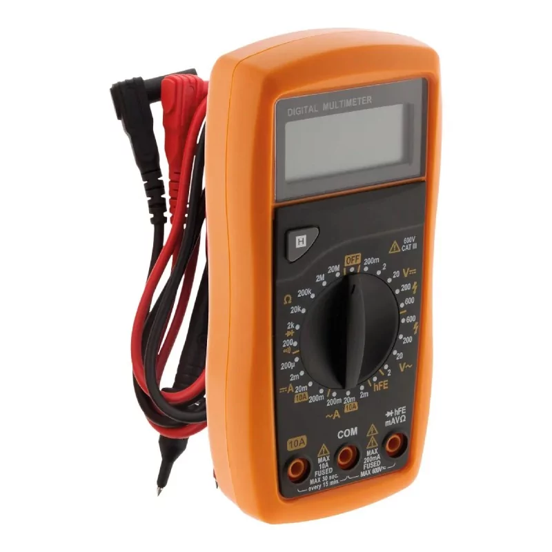 INOTECH 8-Function Shockproof Digital Multimeter - Backlit LCD Screen (Original Product)