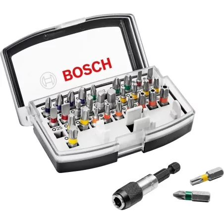 Extra-hard screwdriver bit set, 32 pieces, BOSCH 2607017319, inexpensive